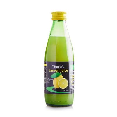 Sunita Organic Lemon Juice, 250ml