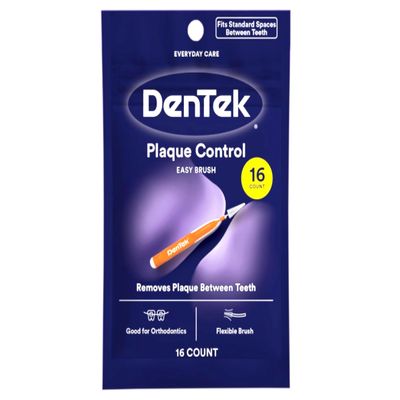 Dentek DenTek Easy Brush Interdental Cleaners, Standard Fresh Mint 16 Each