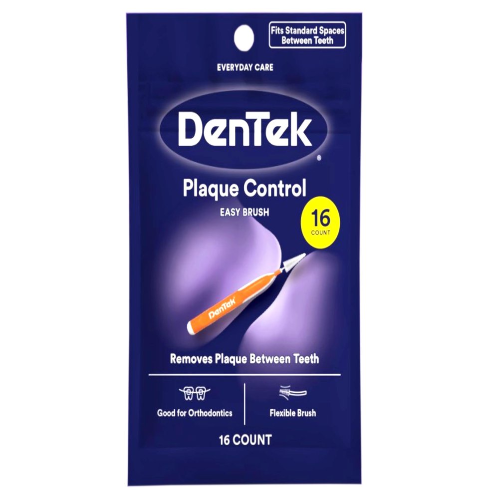 Dentek DenTek Easy Brush Interdental Cleaners, Standard Fresh Mint 16 Each