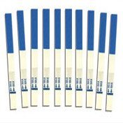 10 x Ultra Early 10mIU (4mm Wide Width) Pregnancy Test Strips (Tests up to 6 Days Earlier)