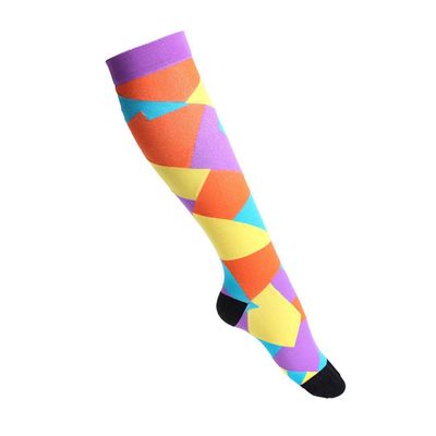 Angoter Compression Socks for Women and Men Long Sports Socks for Running Travel Cycling Pregnant Nurse Edema