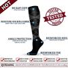 QUXIANG Copper Compression Socks And - Best Medical Sports, Nursing, Running, Cycling, Athletic, Edema, Diabetic, Varicose Veins, Travel, Pregnancy & Maternity 15-20 mmHg (S/M, Multi 06) view 3