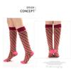 Angoter Compression Socks for Women and Men Long Sports Socks for Running Travel Cycling Pregnant Nurse Edema view 4
