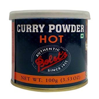 Bolsts Curry Powder - Hot, 100g Tin - Pack of 3