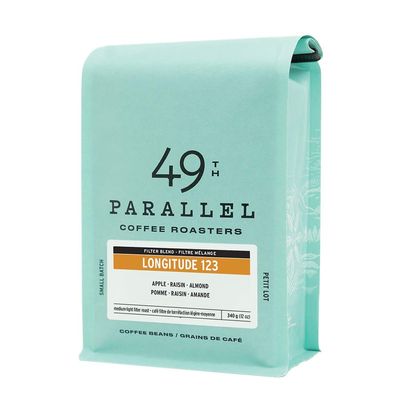 49th Parallel Coffee Roasters Longitude 123 Light Filter Roast 12oz