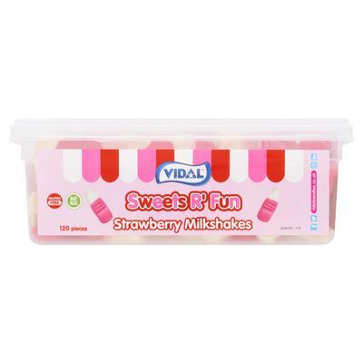 Vidal Tub - Strawberry Milkshakes - 120 Count
