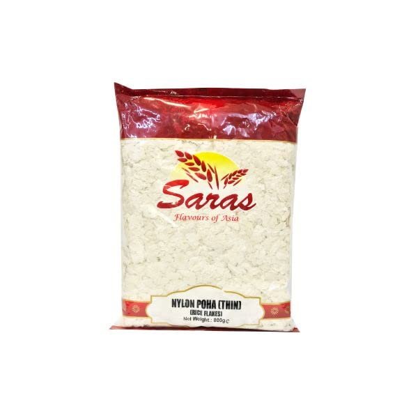 Saras Nylon Thin Poha 800G (Rice Flakes)