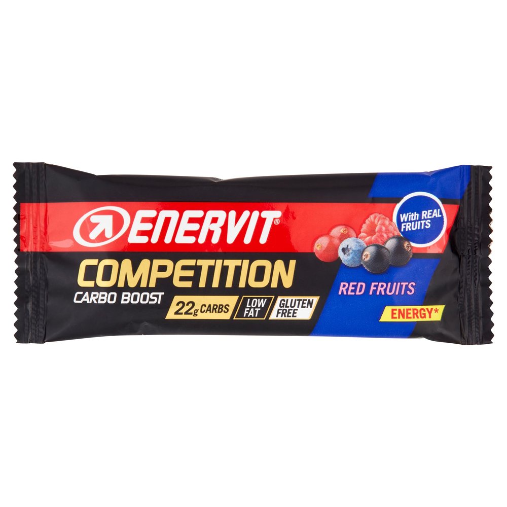 Enervit Sport Competition Bar Barretta Energetica Gusto Frutti Rossi 30 g