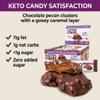 Keto Wise Fat Bombs - Chocolate Pecan Clusters - 16 Packs 32g Each view 2