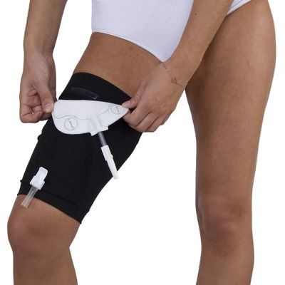 Comfisleeve Urine Bag Suspensory Sleeve - Thigh (White, 3XL)