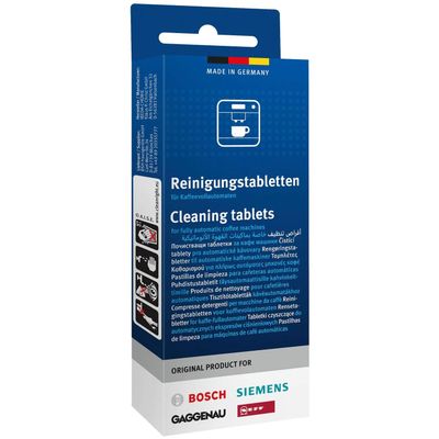 1 x 10 original cleaning tablets Bosch Siemens Neff Gaggenau