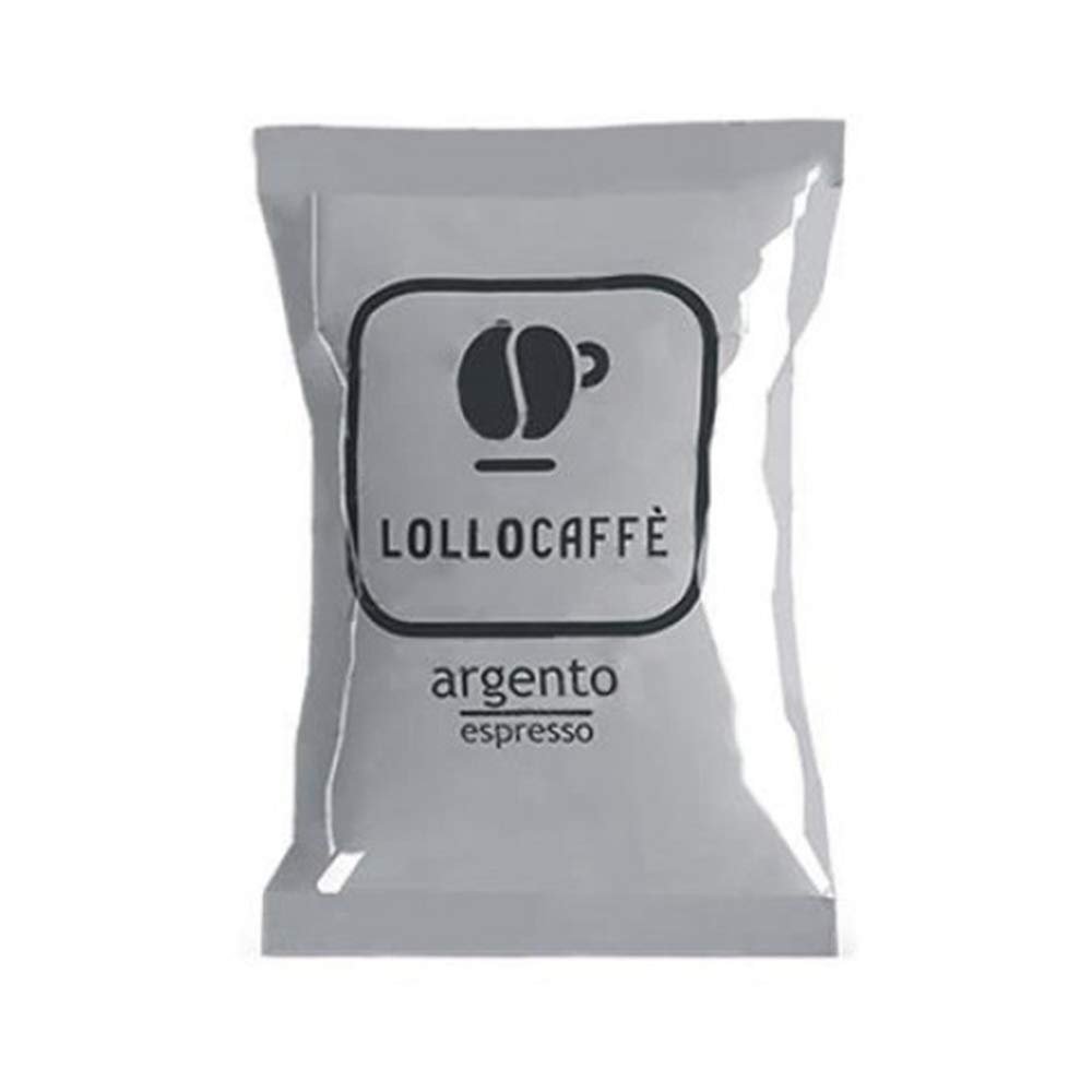 300 Capsules Lollo Caffe' Compatible Espresso Point Blend Silver Espresso