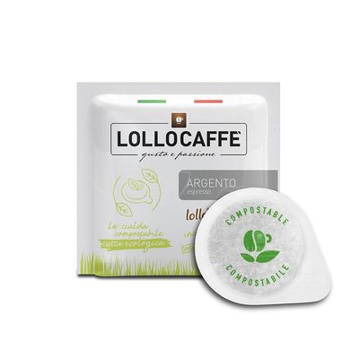300 Pods Filter Paper 44 Mm Lollo Coffee 'Mixture Silver Espresso