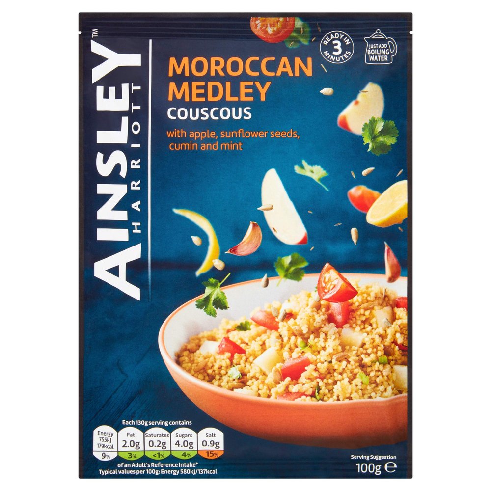 Ainsley Harriott Moroccan Medley Couscous, 100 g, Pack of 12