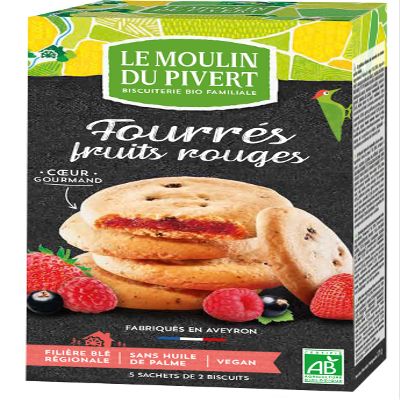 MOULIN DU PIVERT - Red Fruit Cookies 175 g