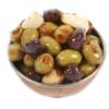 Dorri - Marinated Mixed Olives Chilli Harissa 500g | Premium Green and Black Olives, Greek Olives, Pickled Garlic, Healthy Party Snack (Available from 250g to 3kg) view 1