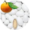 EinsSein 1kg Sugared Almonds Chocolate orange white matt Chocolate Almonds wedding sugar sweets almond dragees baptism dragee cake balls candy coated sweet weddings favours drage gift fillers view 1