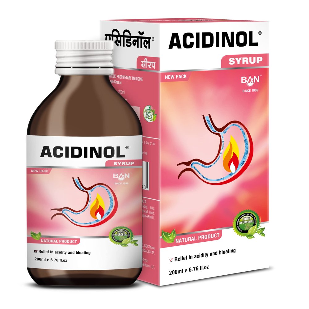 Ban Labs Acidinol Syrup 200Ml