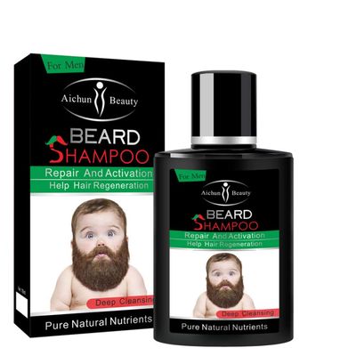 AICHUN BEAUTY Beard Hair Growth Shampoo Regeneration Repair And Activation Pure Natural Nutrients Rich In Vitamins Essence 100Ml