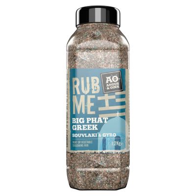 Angus & Oink Rub Me Big Phat Greek BBQ Seasoning (POD)