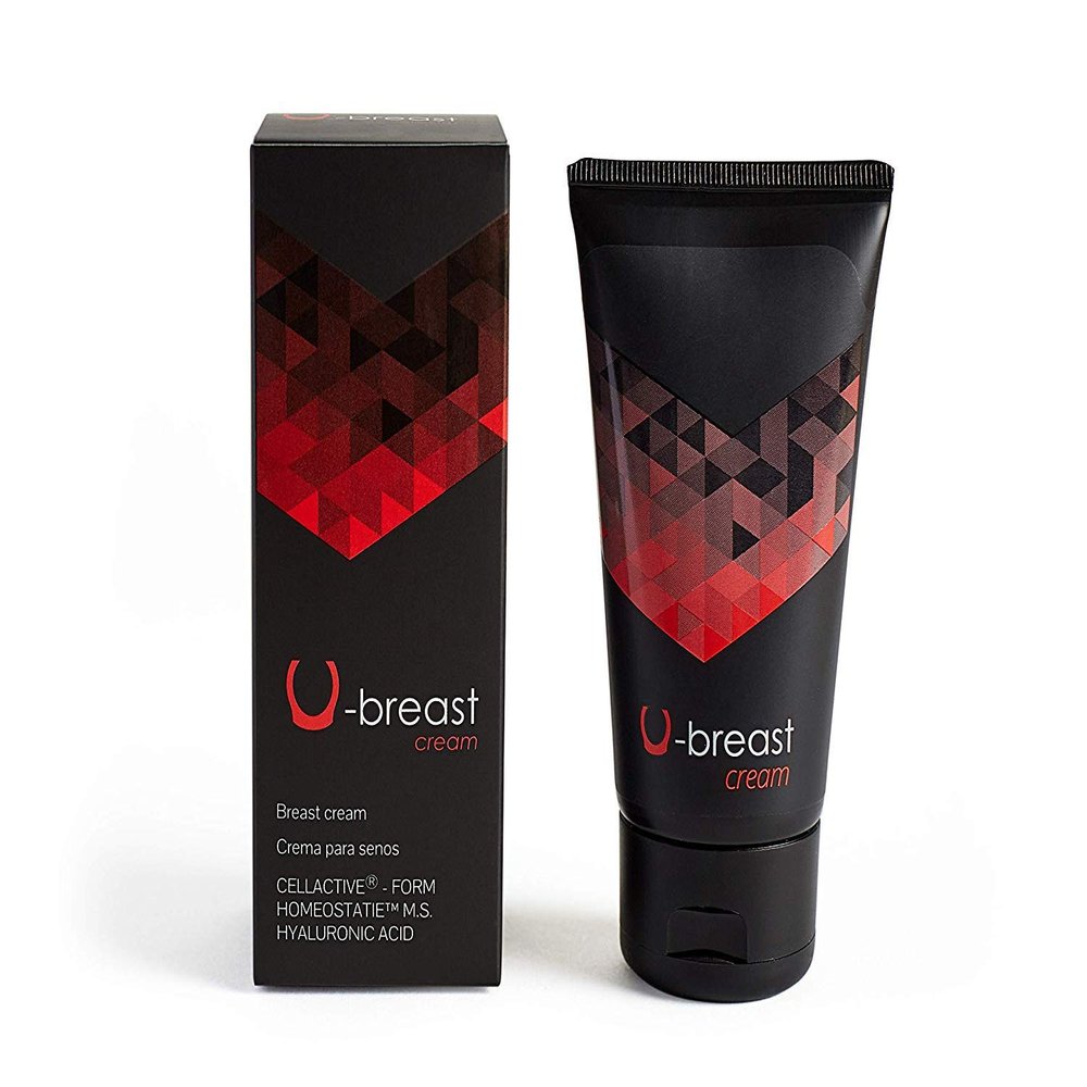 U-Breast Cream for Rounder, Firmer and Larger Breasts  100% Natural Breast Enlargement Cream for Natural Breast Lift  100ml