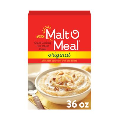 Post Malt-O-Meal Hot Cereal, Original Flavor, Quick Cooking, 36 Ounce