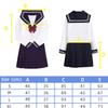Larcele School Uniform Dress Japanese School Girl Uniform Sailor Suit Navy Blue SSF-01(S) view 2
