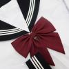 Larcele School Uniform Dress Japanese School Girl Uniform Sailor Suit Navy Blue SSF-01(S) view 3