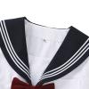 Larcele School Uniform Dress Japanese School Girl Uniform Sailor Suit Navy Blue SSF-01(S) view 4