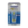 Inava Brossettes 3 Recharges troits 2,5-2,2mm Jaune view 1