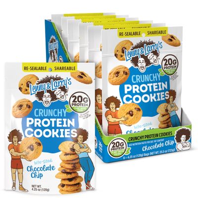 Lenny & Larry's Crunchy Double Chocolate The Complete Cookie, 120g, Pack of 6