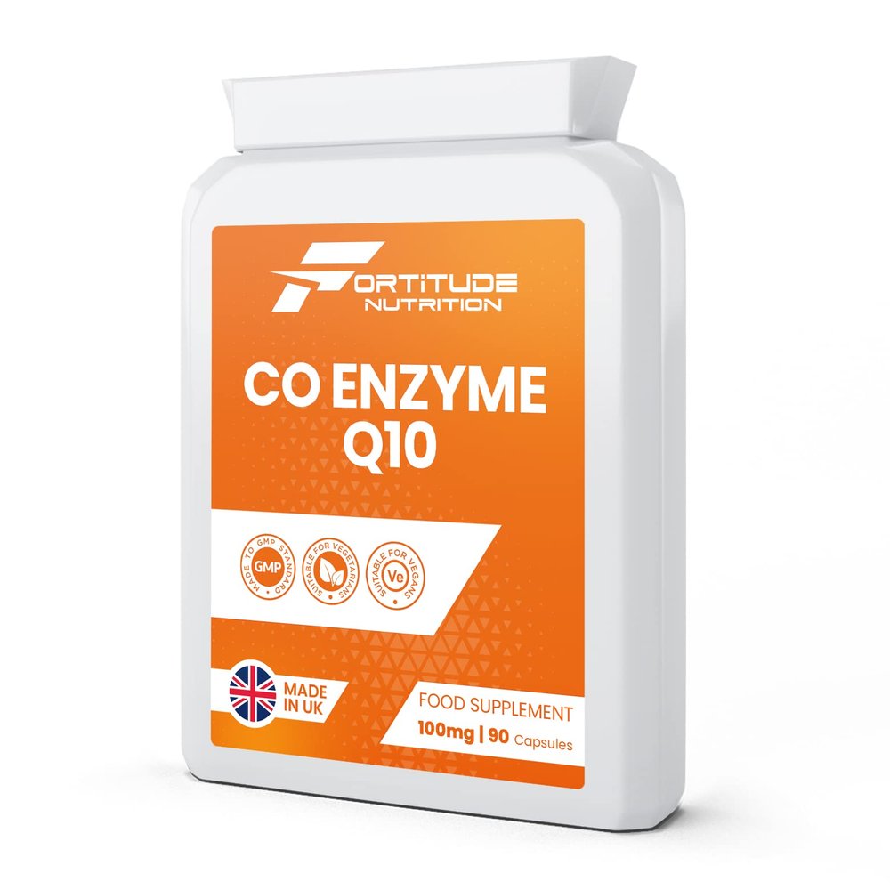 Coenzyme Q10 100mg 90 Capsules | CoQ10 Supplement | Naturally Fermented Trans Form of Ubiquinone | Vegan Co Enzyme Q 10 for Heart Health, Energy, Mitochondria Supplement