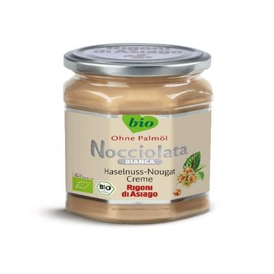 Rigoni di Asiago - Nocciolata Bianca Hazelnut Spread - 270 g - Pack of 6