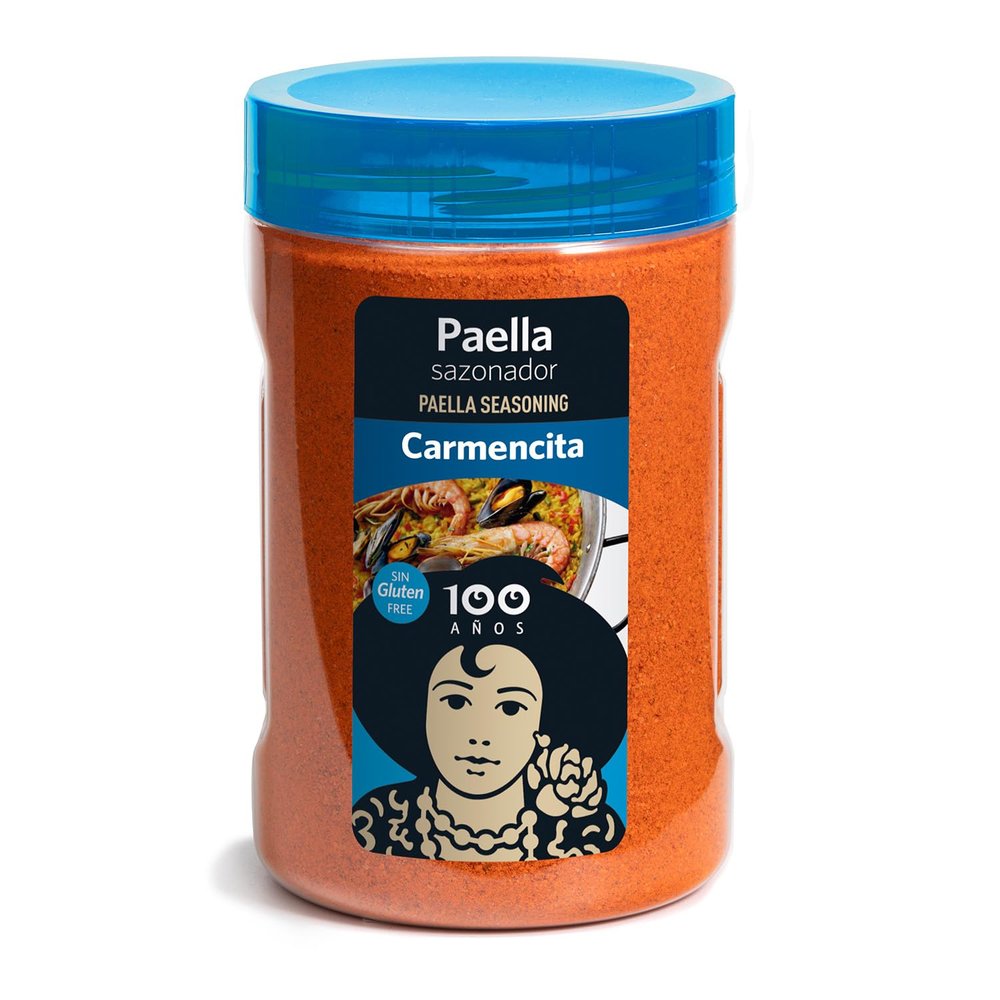 Carmencita Paella Seasoning Mix - Traditional Spanish Rice Spices Blend for Paella & Rice Dishes, A Blend of Garlic, Paprika, Pepper, Salt, and Cloves - Professional Catering Size 635g