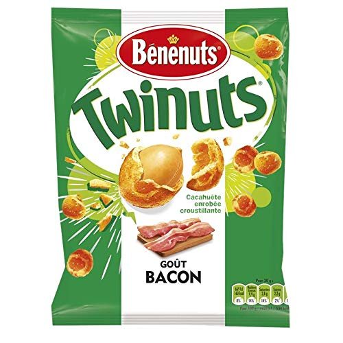 Bnnuts - Gout Twinuts Bacon 150G - Lot of 4 - Price Per Lot - Fast Delivery