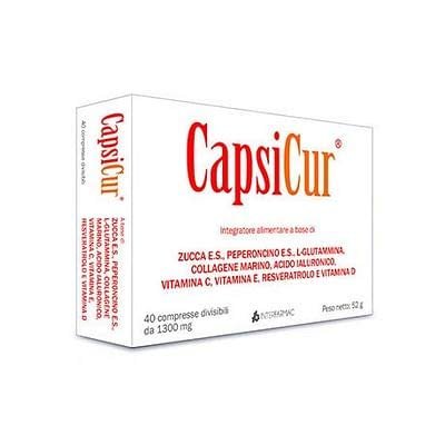 Interfarmac Dietary Supplement Capsicur Gluten Free, 40 Tablets
