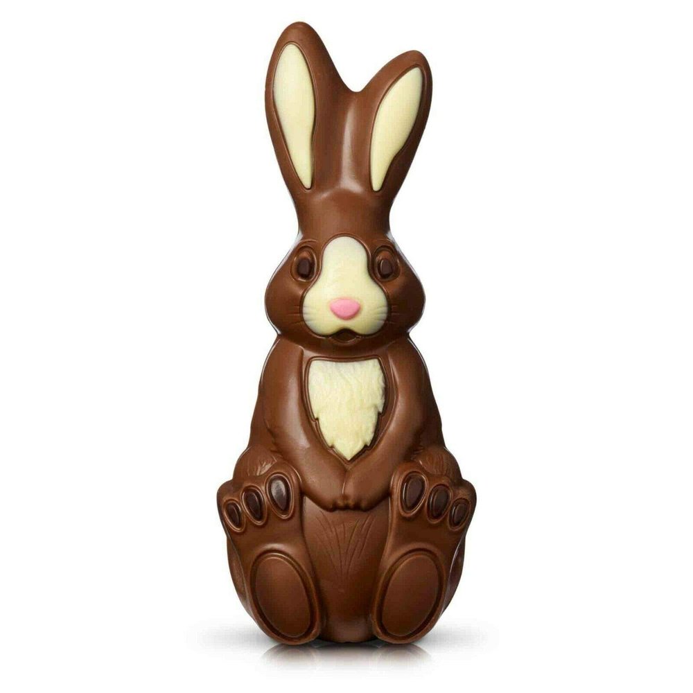 B-Creative Deluxe Eggs Easter Chocolate Milk White Bunny Classic Gift