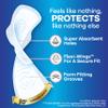 Always Infinity Feminine Pads for Women, Flexfoam Pads with Wings, Size 5, Extra Heavy Overnight Absorbency, Unscented, 30 Count view 2