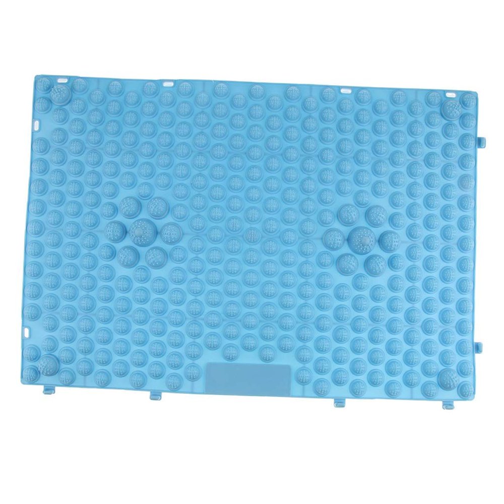 Backbayia Massage Mat Shiatsu Reflexology Acupuncture Acupressure Cushion (Blue)