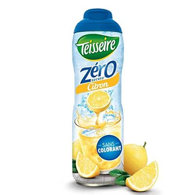 TEISSEIRE - Zero 0% Lemon Sugar 60 ml - Pack of 4
