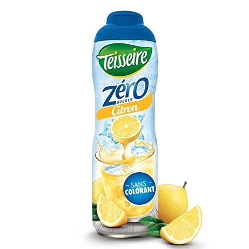TEISSEIRE - Zero 0% Lemon Sugar 60 ml - Pack of 4