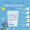 STARFLOWER Oil Borage Seed Oil Linolenic Acid 250mg GLA 500 Capsules - LetterBox Friendly UK Fast Delivery - view 3