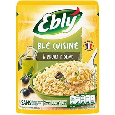 Ebly - Wheat Express Nature The Olive Oil 220G - Lot of 4 - Price Per Lot - Fast Delivery