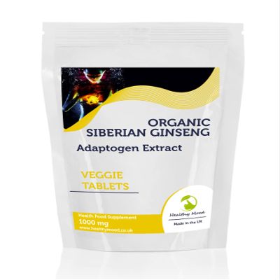 Ginseng Siberian 1000mg Extract 30 Tablets - LetterBox Friendly UK Fast Delivery -