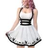 LittleForBig Overall Skirt Romper  Bunny Overall Skirt Black XS view 2