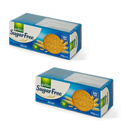 2 PACK OF GULLON SUGAR FREE BISCUITS (DIGESTIVE BURSITIS)