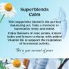 Twinings Superblends Calm Tea - Spiced Camomile, Vanilla & Roasted Chicory Root Herbal Tea Infusion with Vitamin B3 (Niacin), 80 Biodegradable Tea Bags view 2
