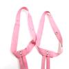 ANKOMIONA Women Shiny Rhinestone Leg Wraps for Raves, Dancing, Music Festival,Club Wear, Pink, One Size view 2