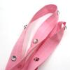 ANKOMIONA Women Shiny Rhinestone Leg Wraps for Raves, Dancing, Music Festival,Club Wear, Pink, One Size view 3