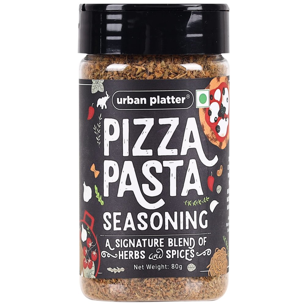 Urban Platter Pizza & Pasta Seasoning Shaker Jar, 80g / 2.82oz [Full of Aromatic Herbs & All Natural]